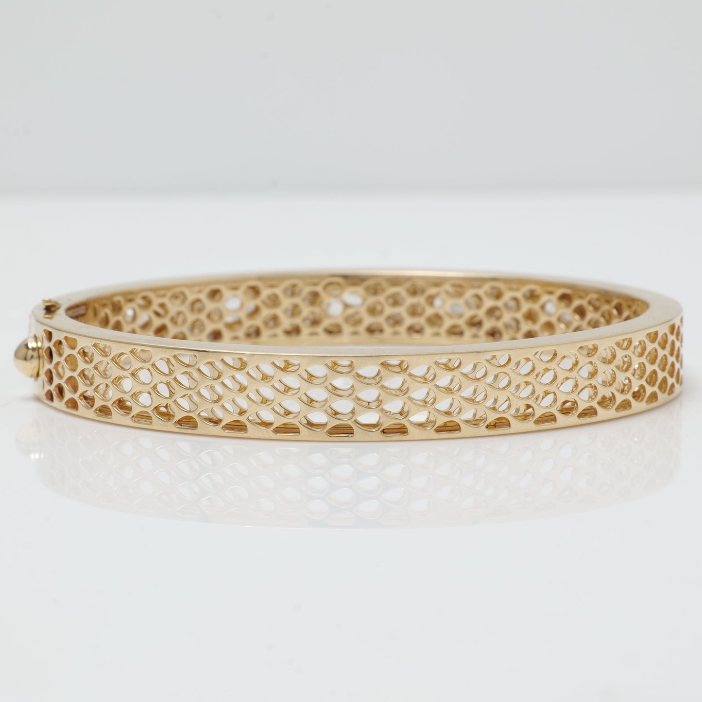 Teardrop Diamond Bangle Bracelet