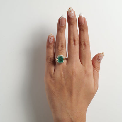 Emerald Cut Emerald Ring