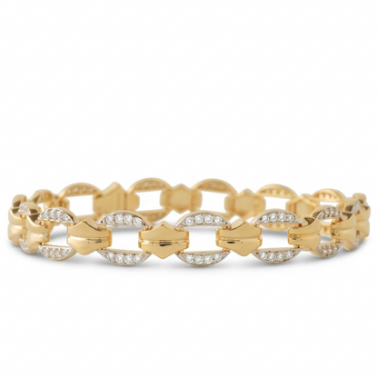Men's Diamond Chain Link Bracelet