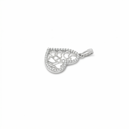 Heart Natural Diamond Pendan