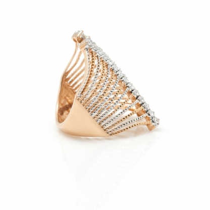 Cage Natural Diamond Band Ring