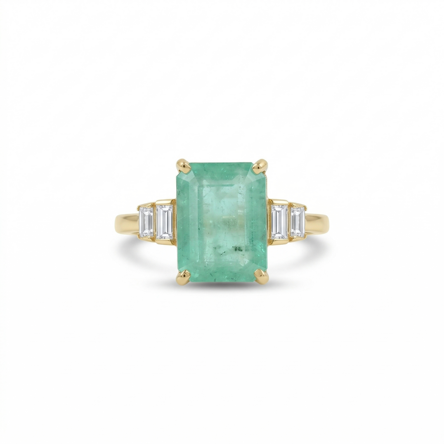 Emerald Cut Diamond Ring