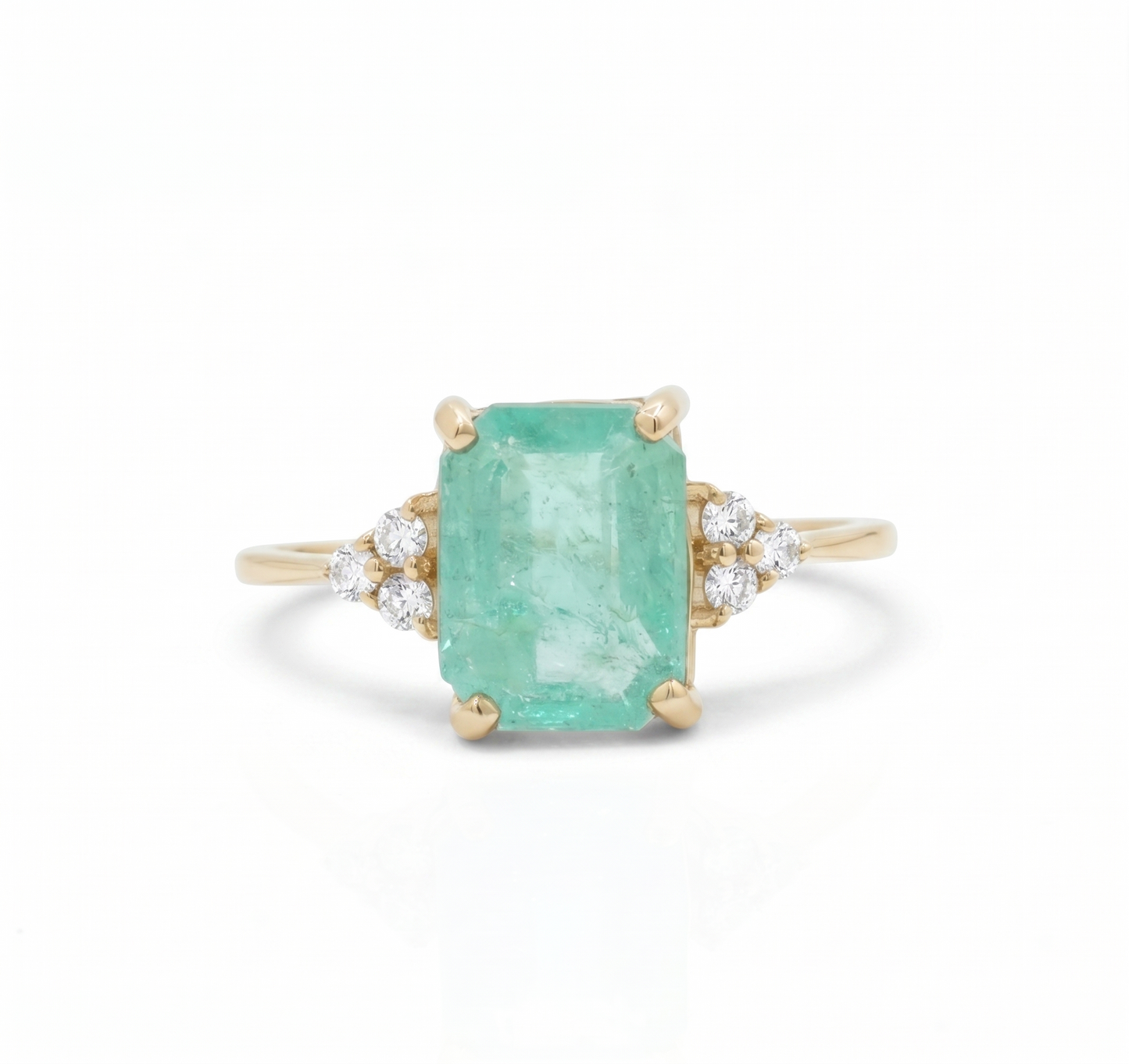 Emerald Diamond Ring