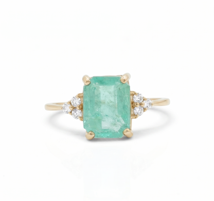 Emerald Diamond Ring