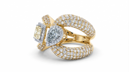 Dual Natural Diamond Ring