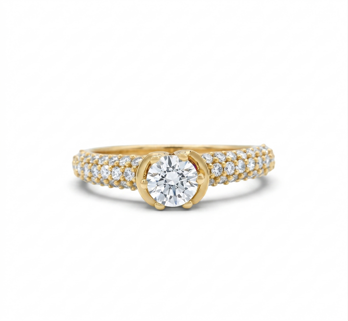 Solitaire Engagement Diamond Ring