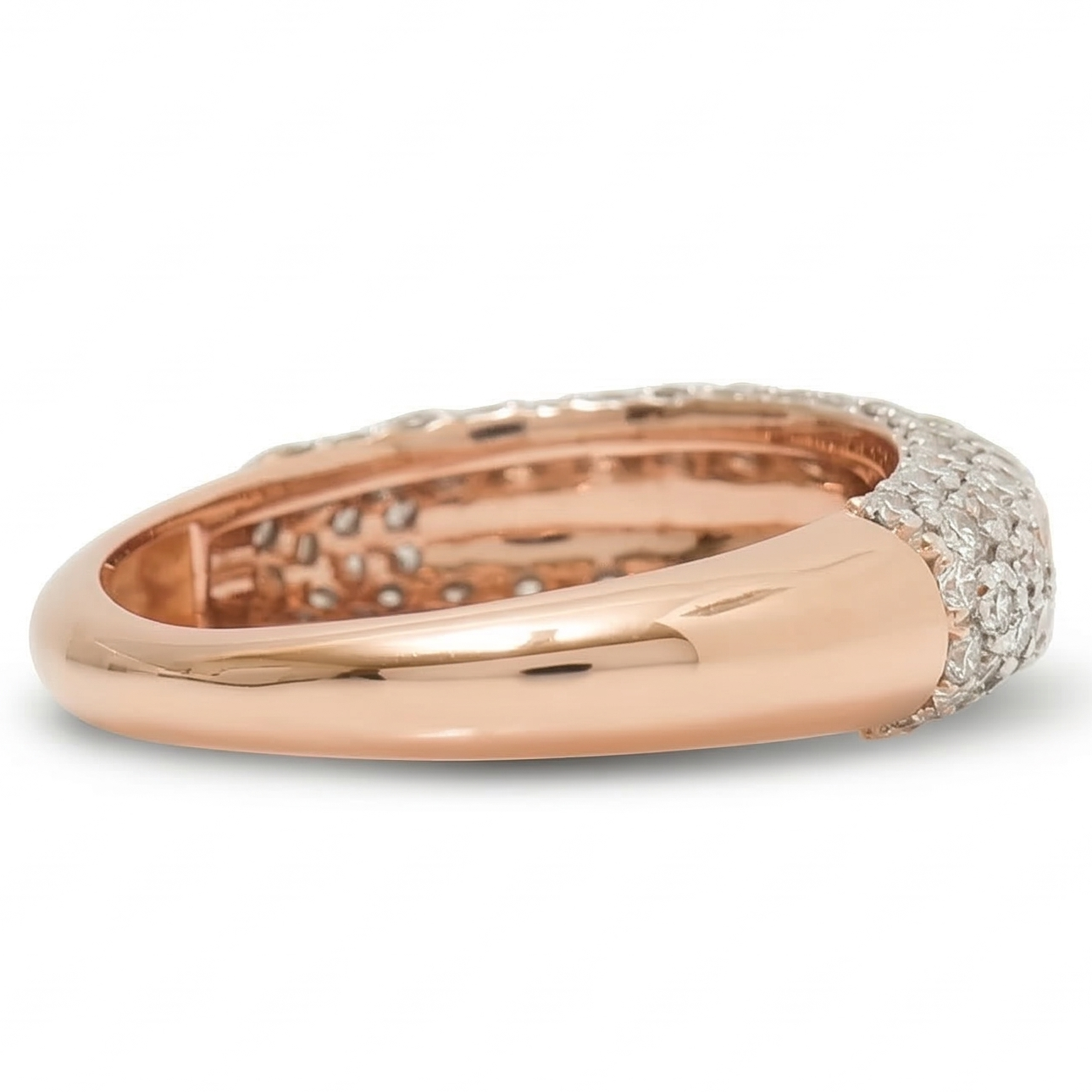 Colored Enamel Natural Diamond Ring