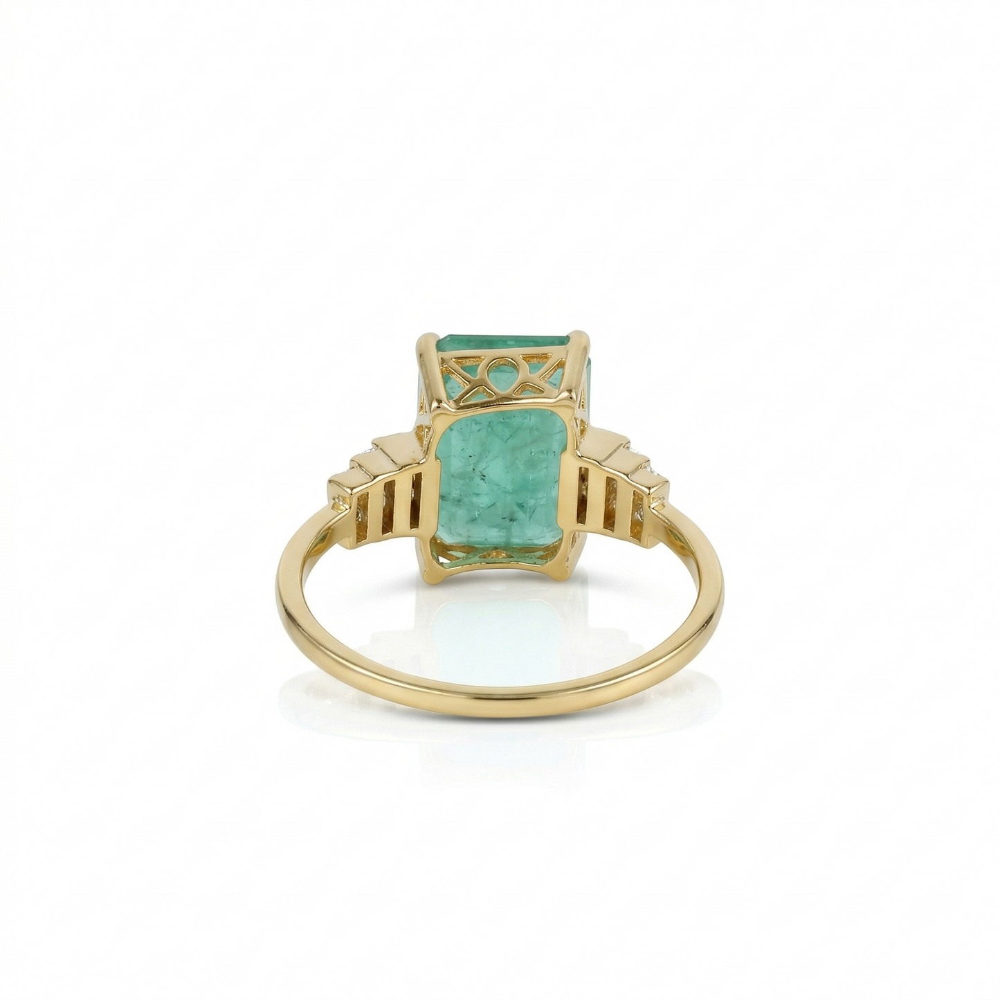 Emerald Cut Diamond Ring