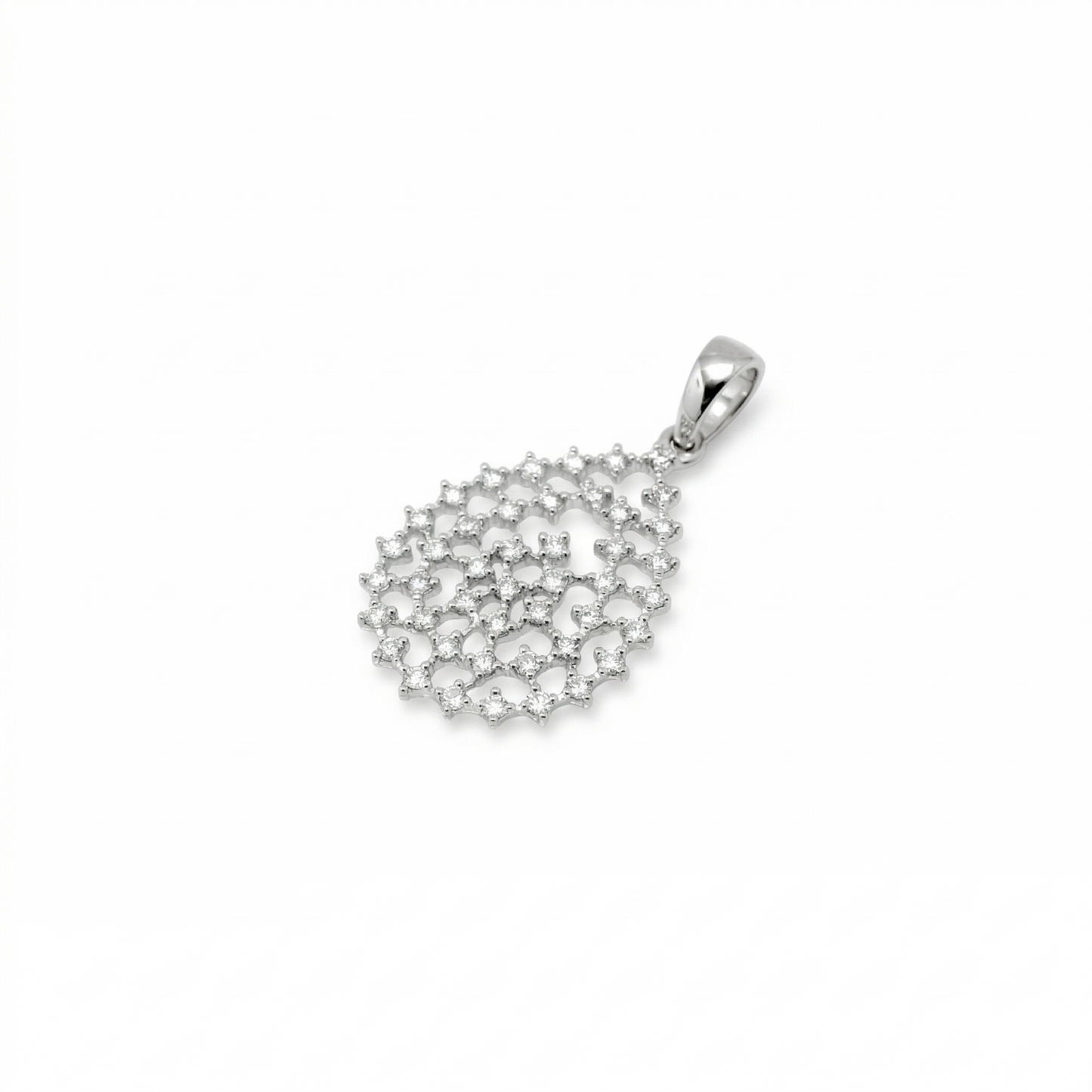 Teardrop Diamond Pendant
