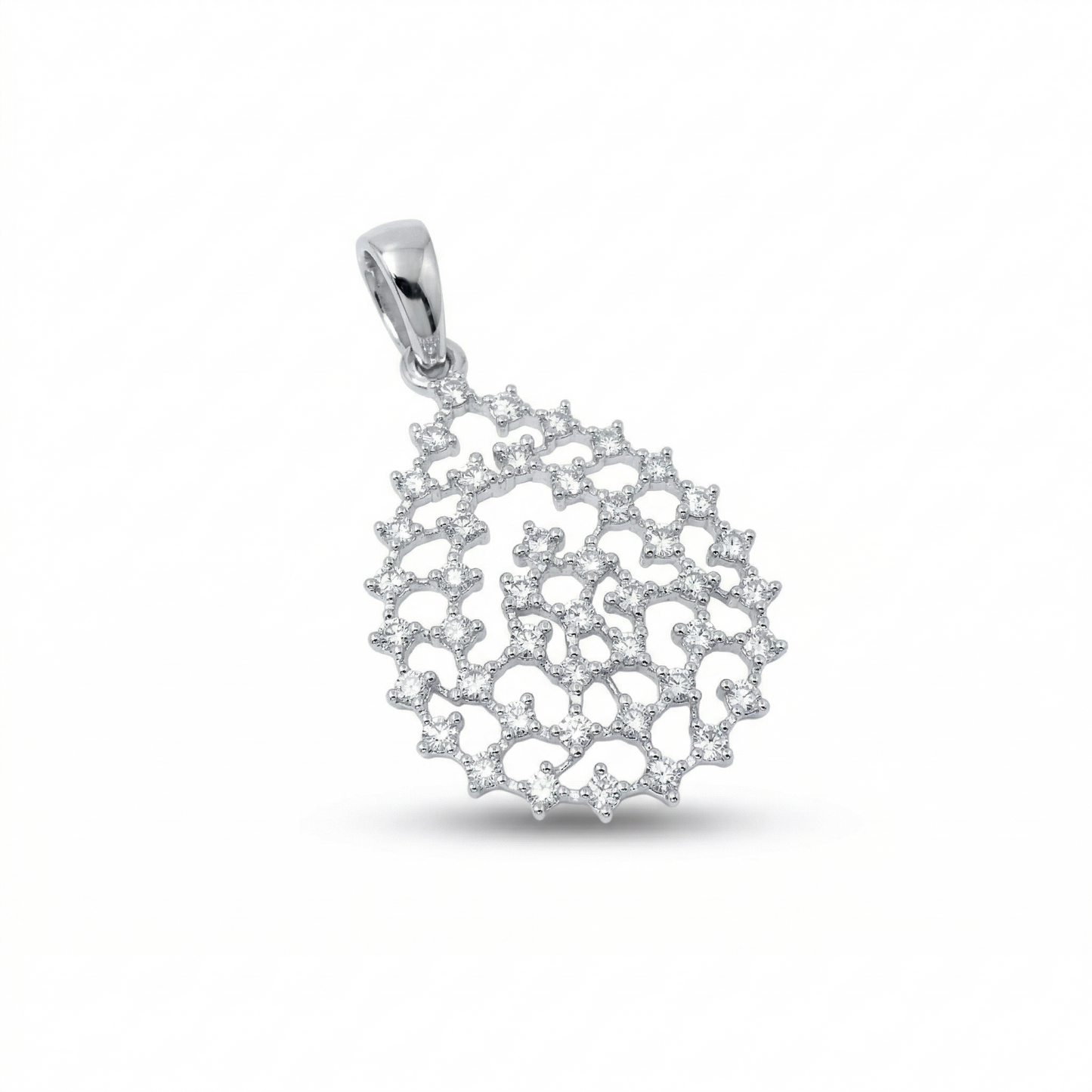 Teardrop Diamond Pendant