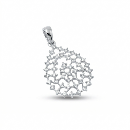 Teardrop Diamond Pendant