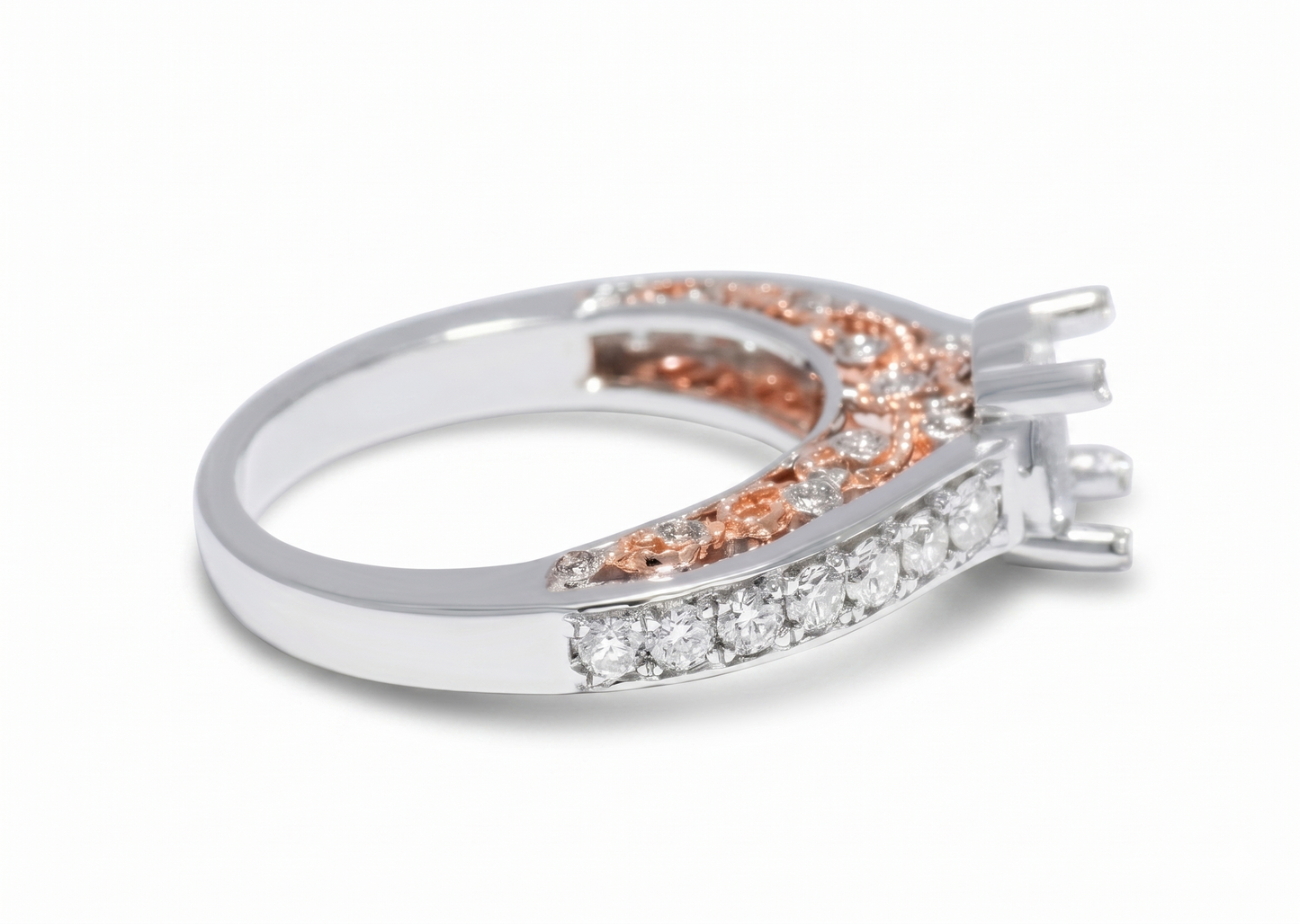 Illusion Set  Fancy Natural Diamond Ring