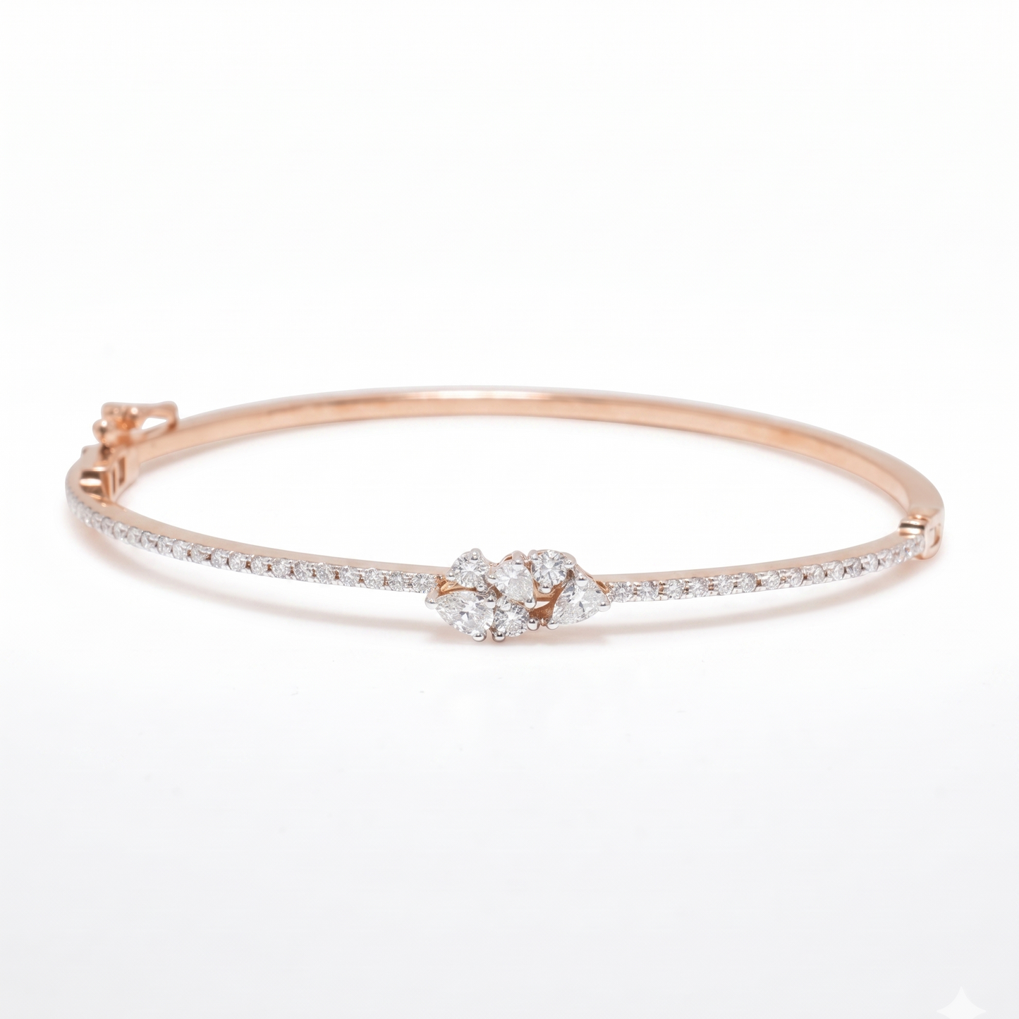 Marquise Cluster Natural Diamond Bracelet