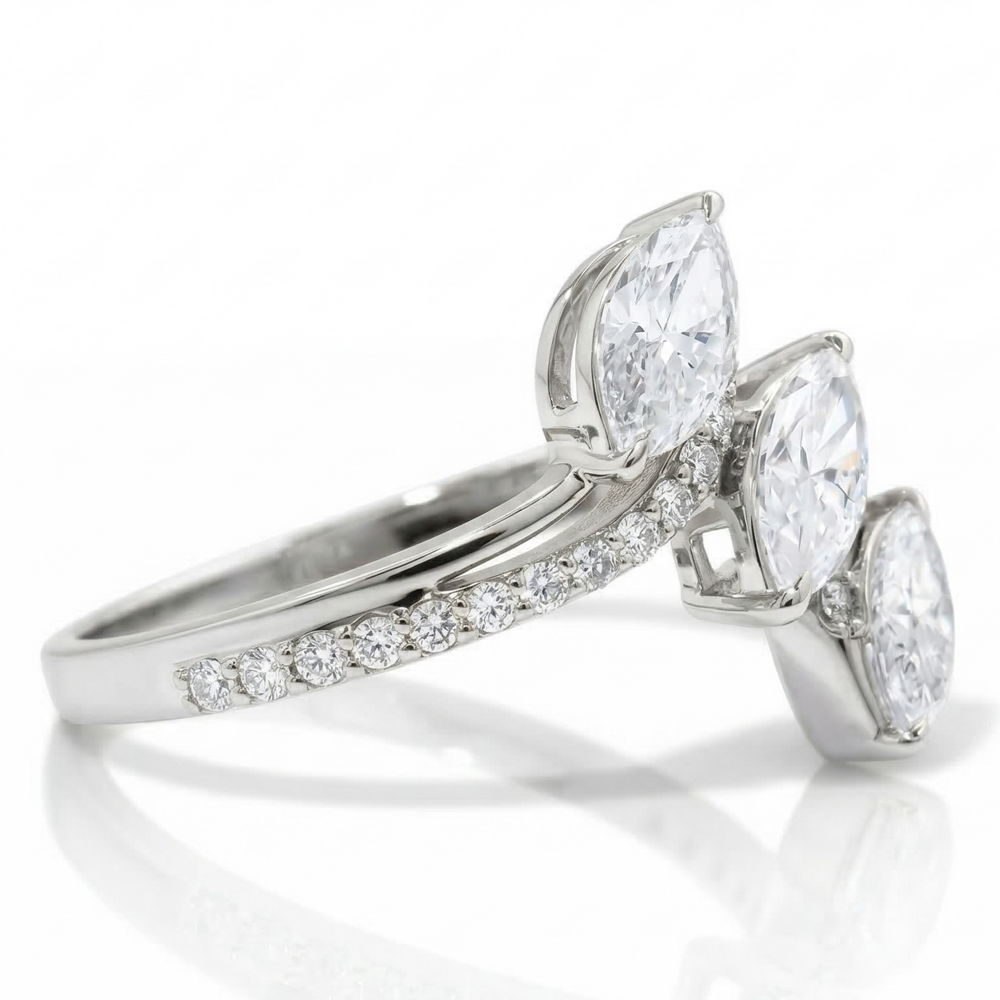 Marquise Trio Diamond Ring