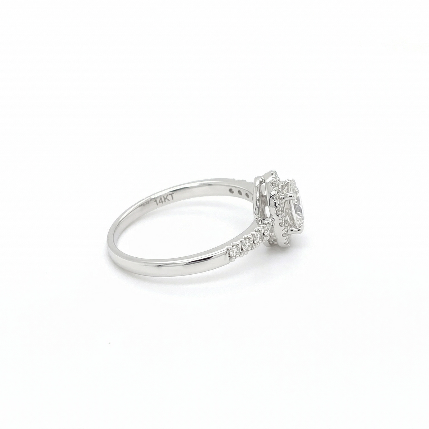 Oval Halo Diamond Ring