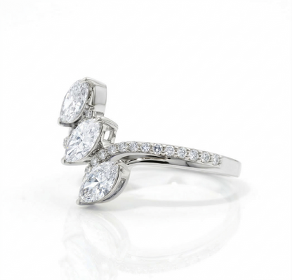 Marquise Trio Diamond Ring