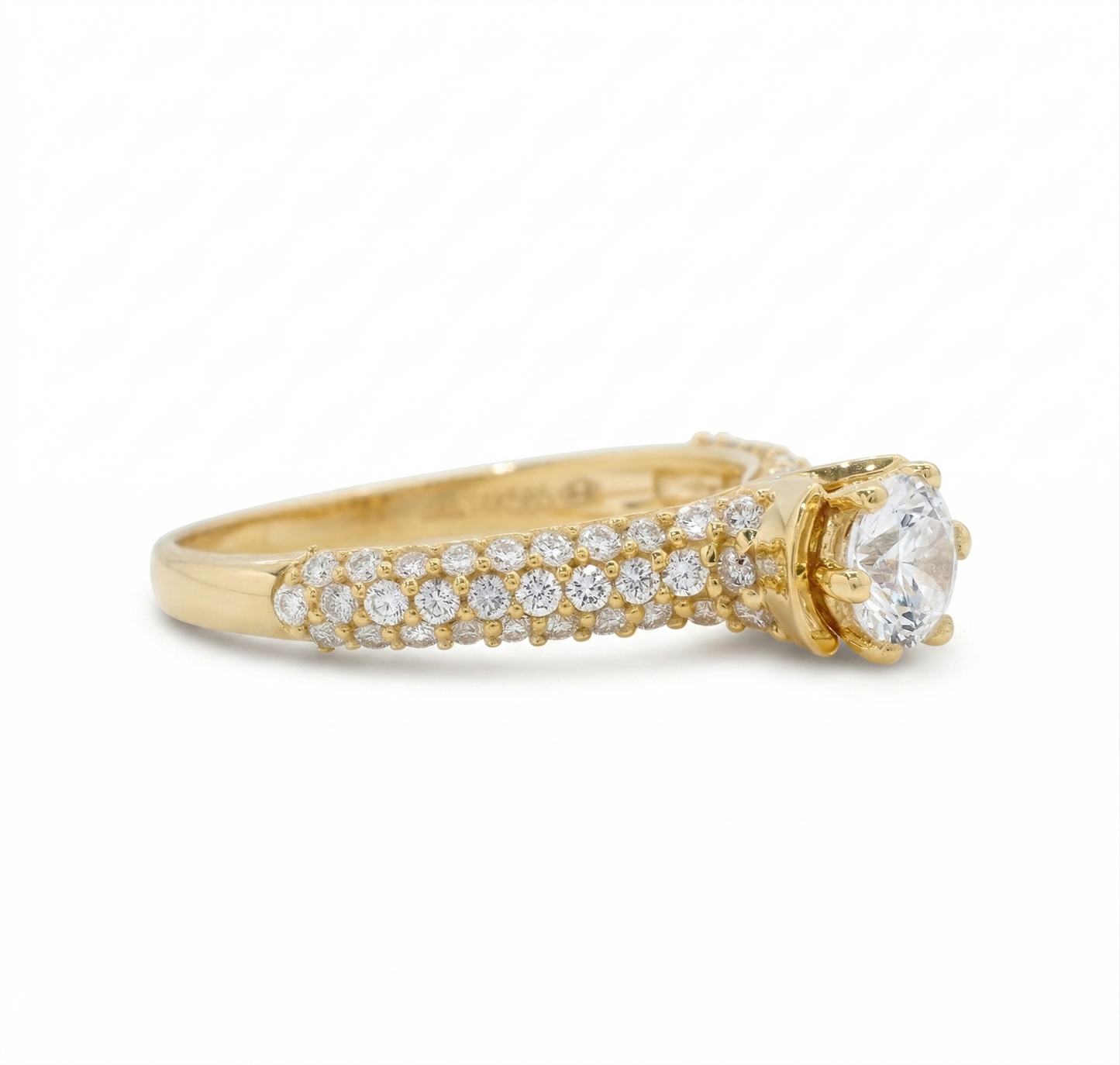 Solitaire Engagement Diamond Ring