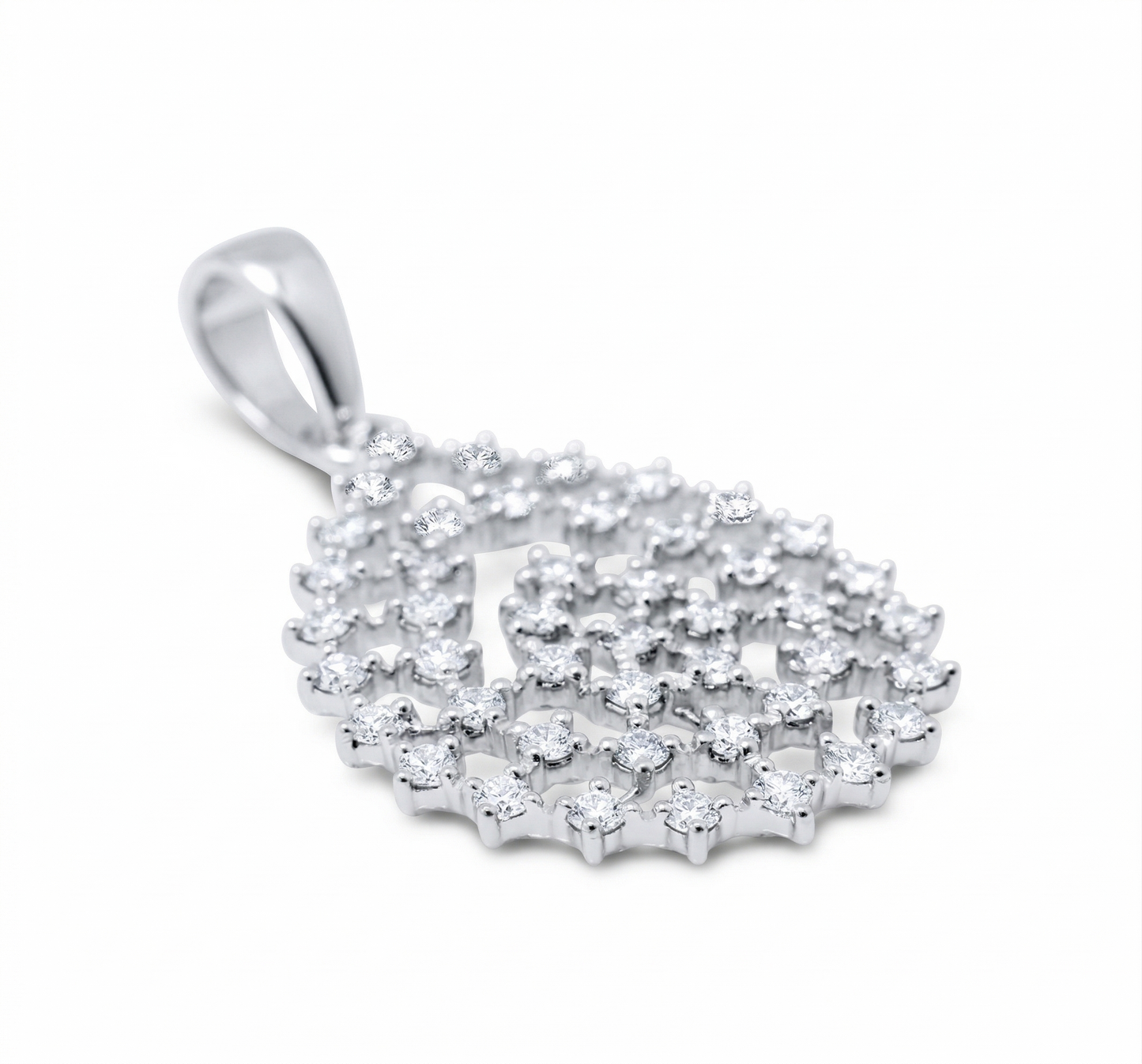 Teardrop Diamond Pendant