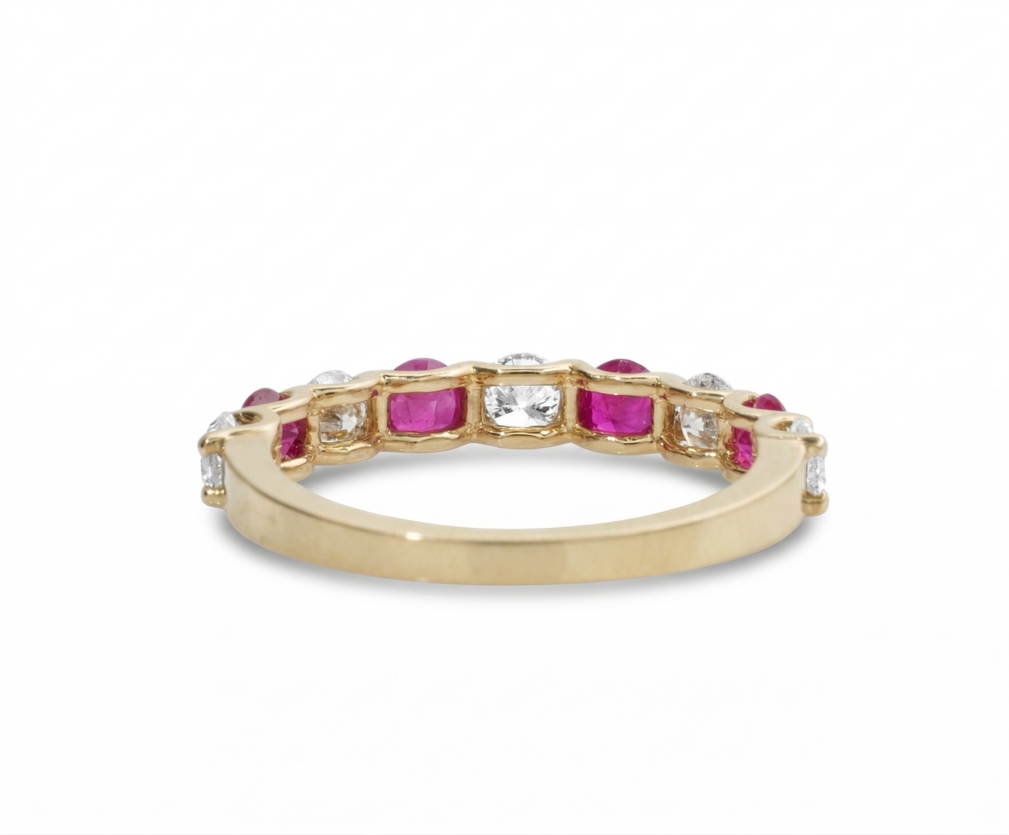 Ruby Diamond Eternity Band