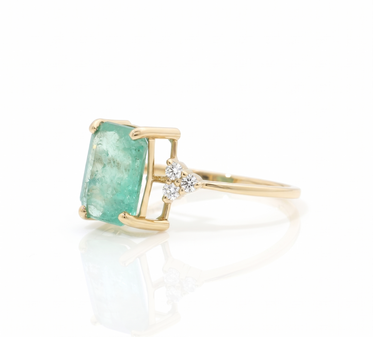 Emerald Diamond Ring