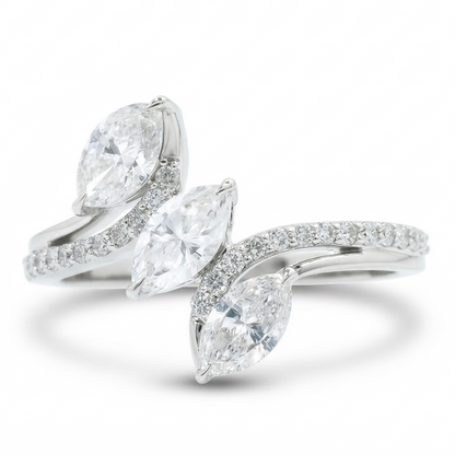 Marquise Trio Diamond Ring