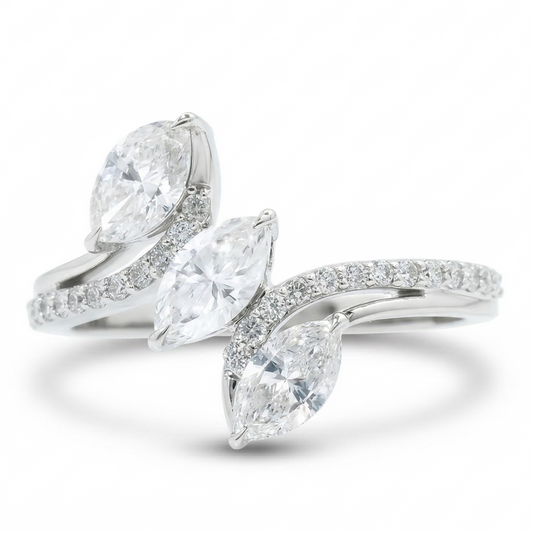 Marquise Trio Diamond Ring