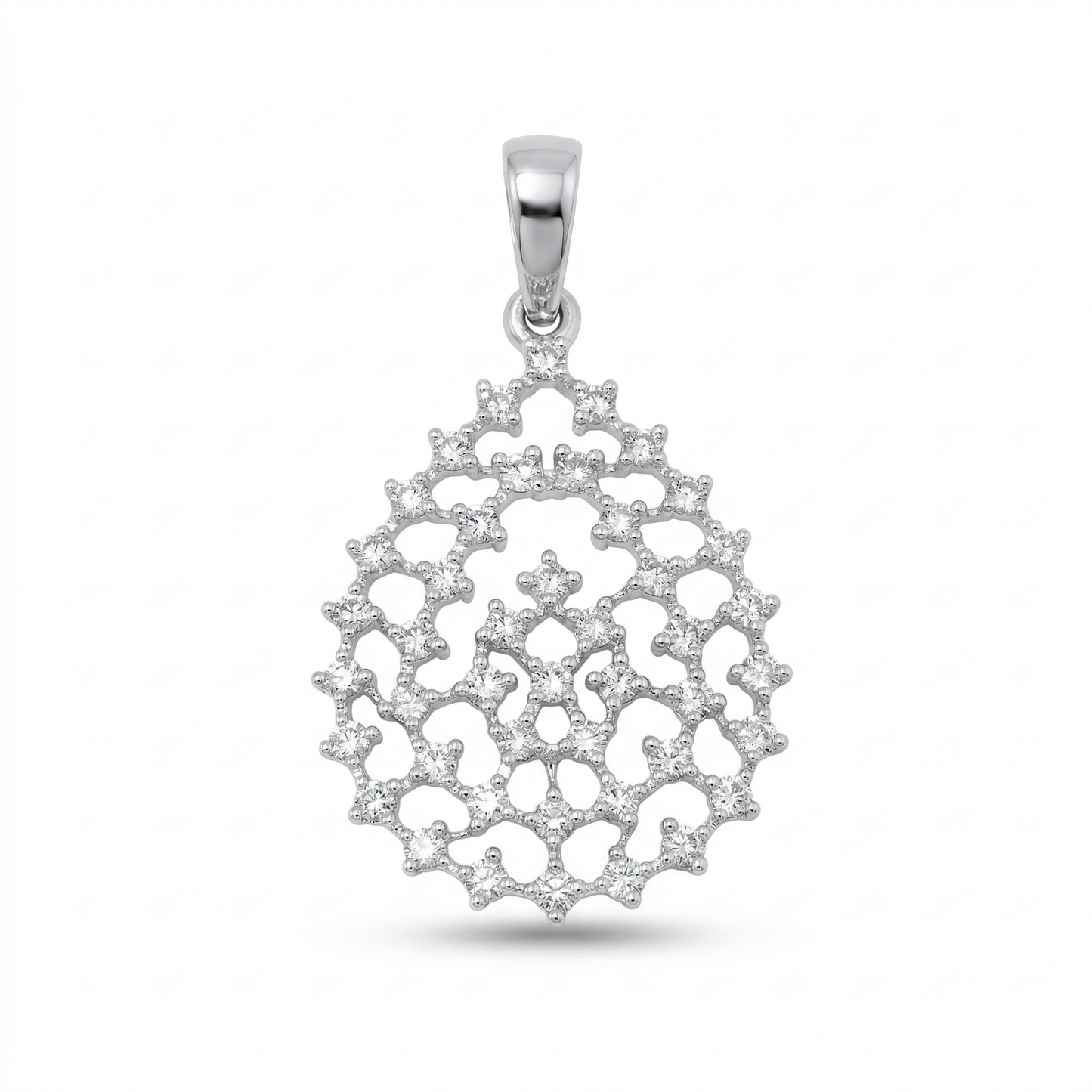 Teardrop Diamond Pendant