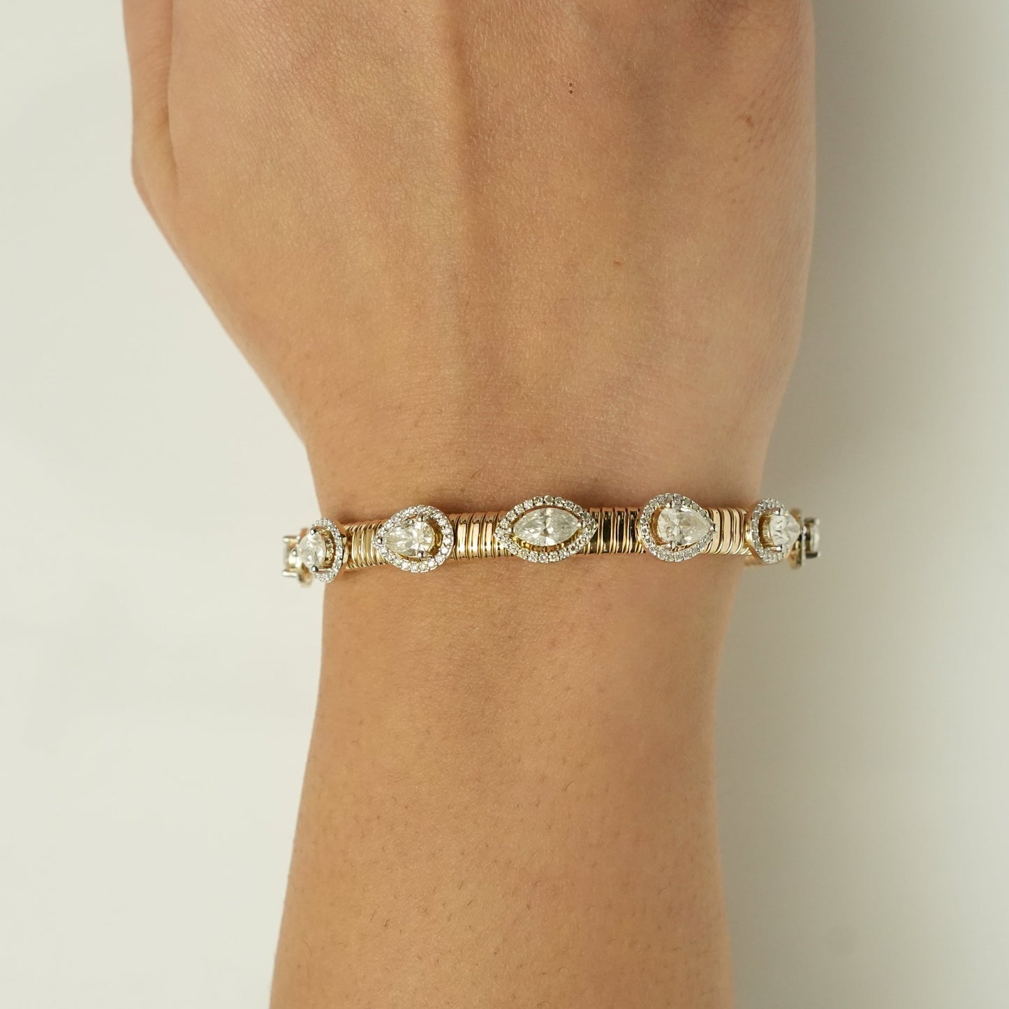 Open Cuff Diamond Bracelet