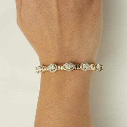 Open Cuff Diamond Bracelet