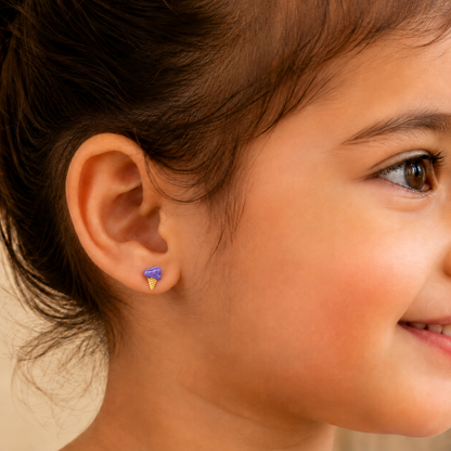 Kids Ice Cream Studs Earrings