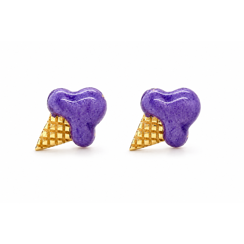 Kids Ice Cream Studs Earrings