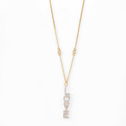 Diamond LOVE Pendant Necklace