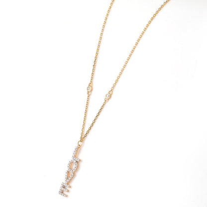 Diamond LOVE Pendant Necklace