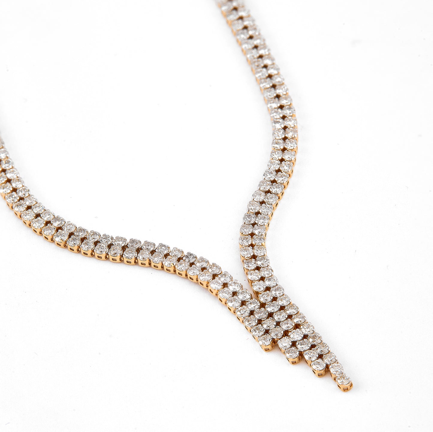 Natural Diamond Y Necklace