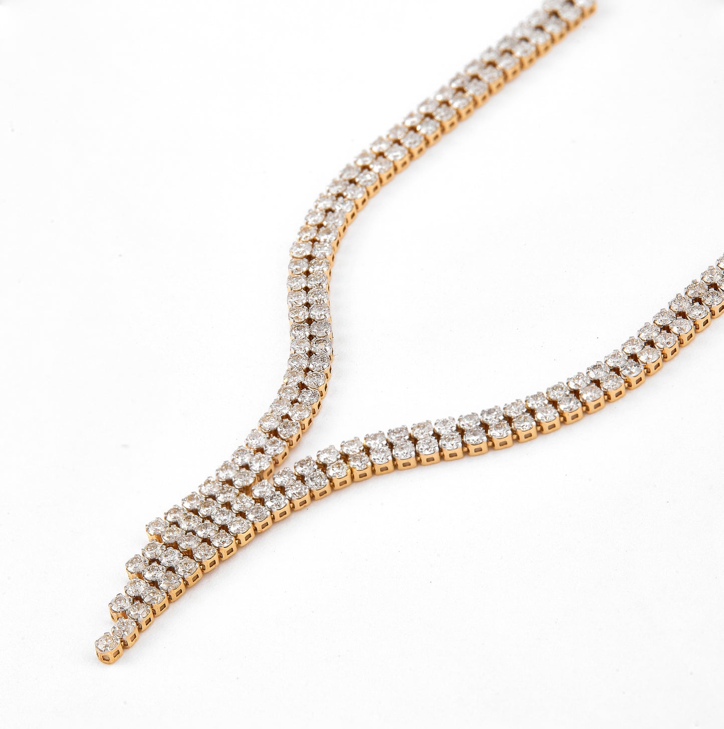 Natural Diamond Y Necklace