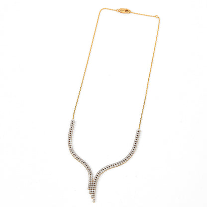 Natural Diamond Y Necklace