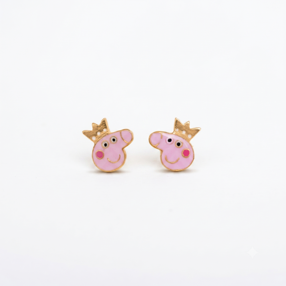 Kids Peppa Pig Stud Earrings