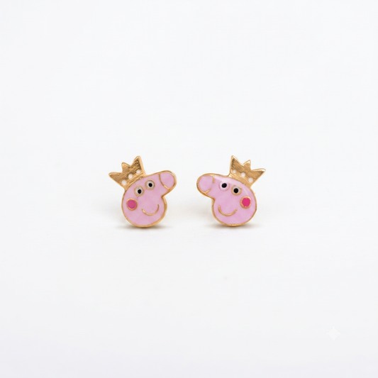 Kids Peppa Pig Stud Earrings