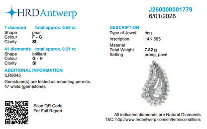 Pearl Diamond Ring