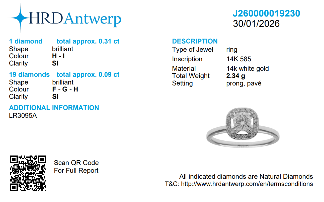Cushion Halo Diamond Ring