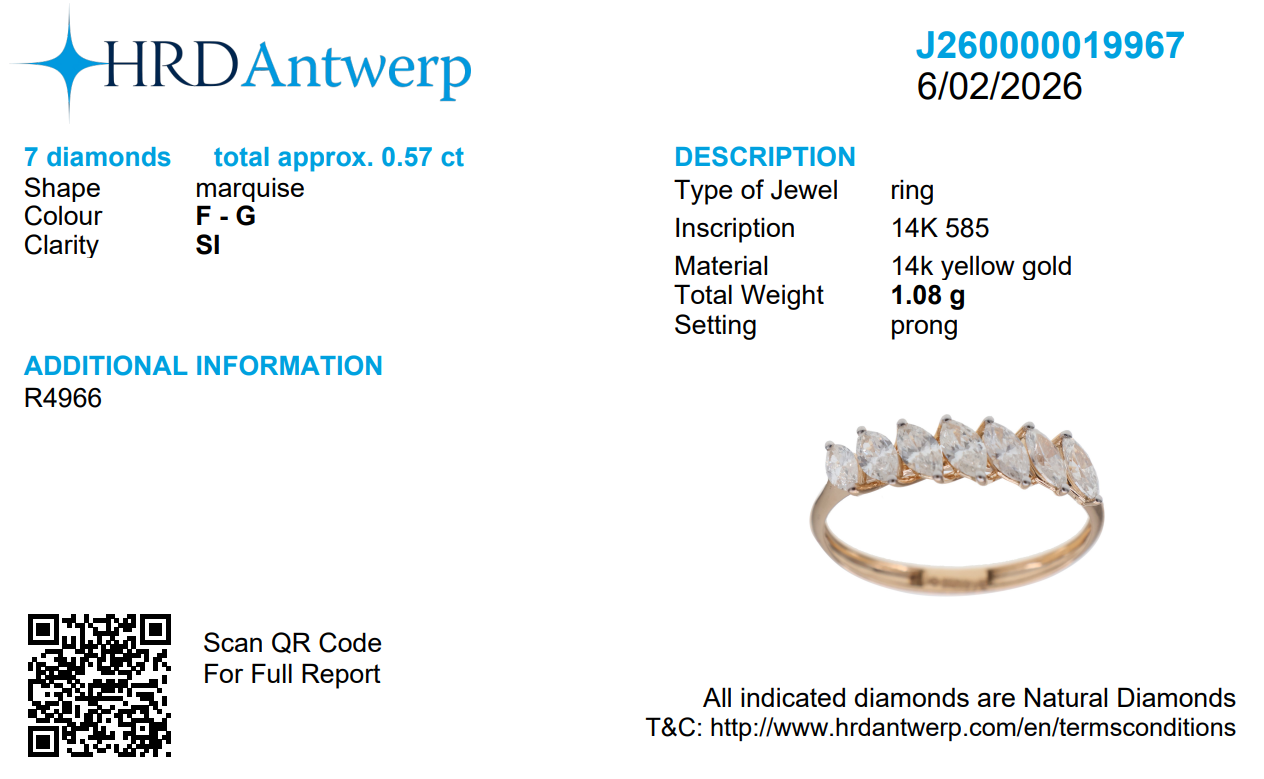 Marquise Diamond Half Eternity Ring