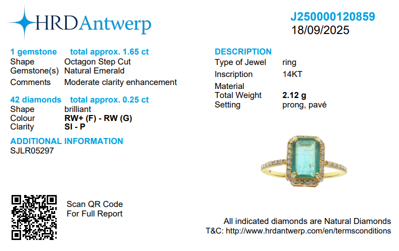 Emerald Cut Emerald Halo Ring