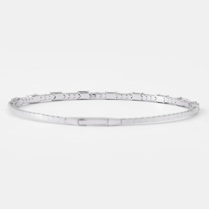 Blue Sapphire Diamond Cuff Bracelet