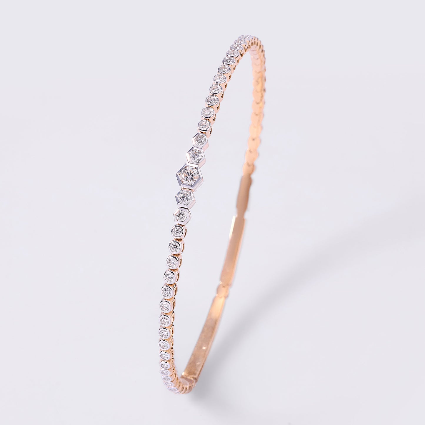 Hexagon Diamond Bracelet