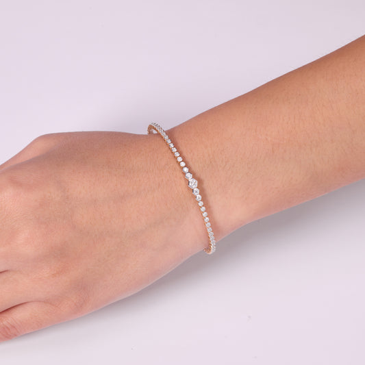 Hexagon Diamond Bracelet
