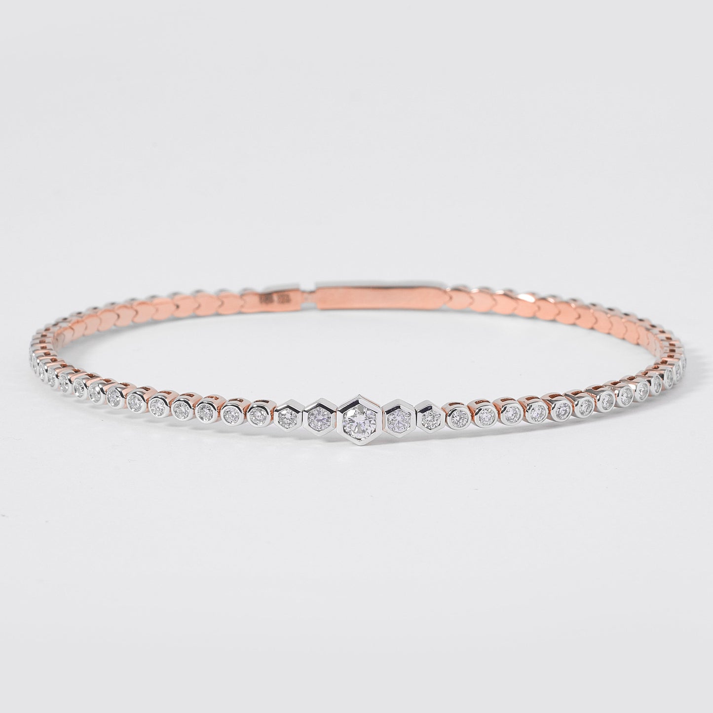 Hexagon Diamond Bracelet