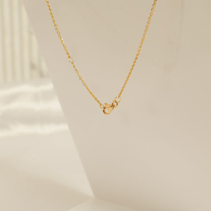 Diamond Station Charm Necklace