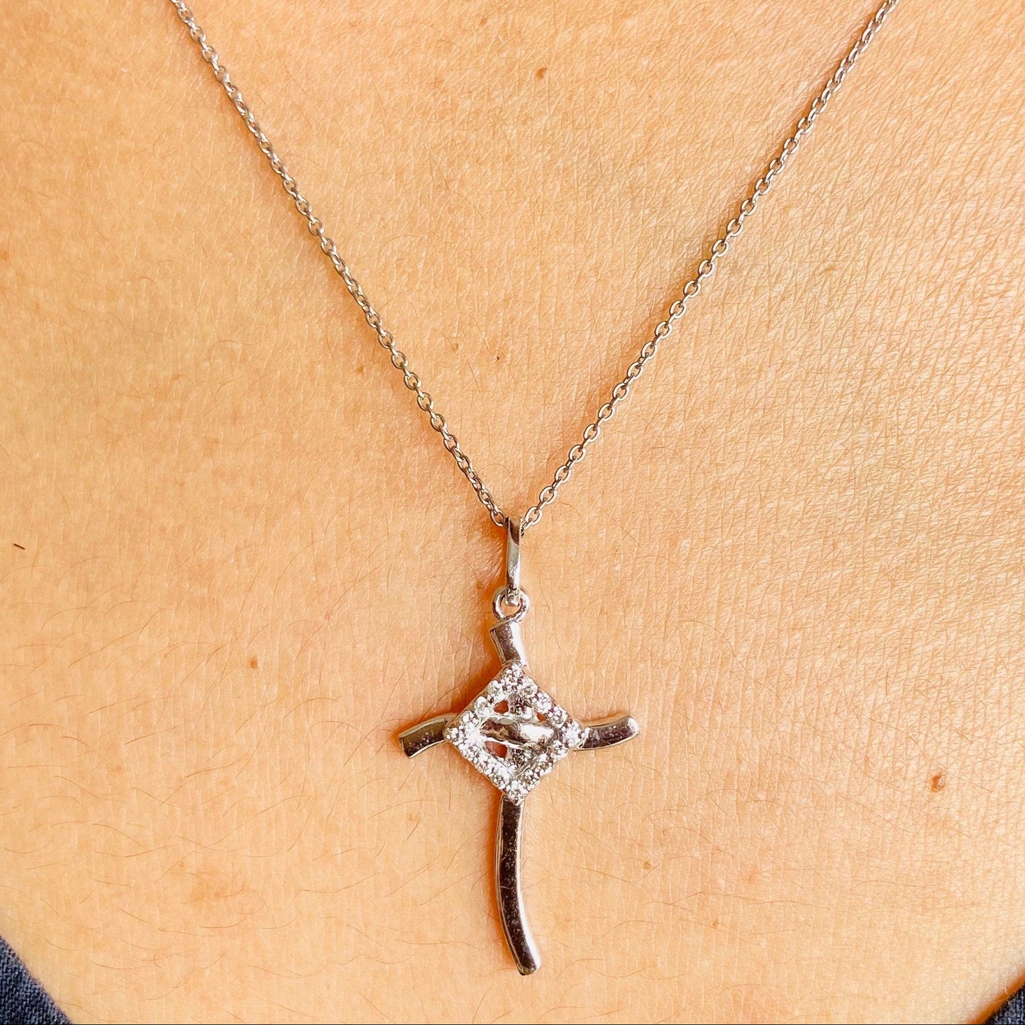 Cross Diamond Pendant