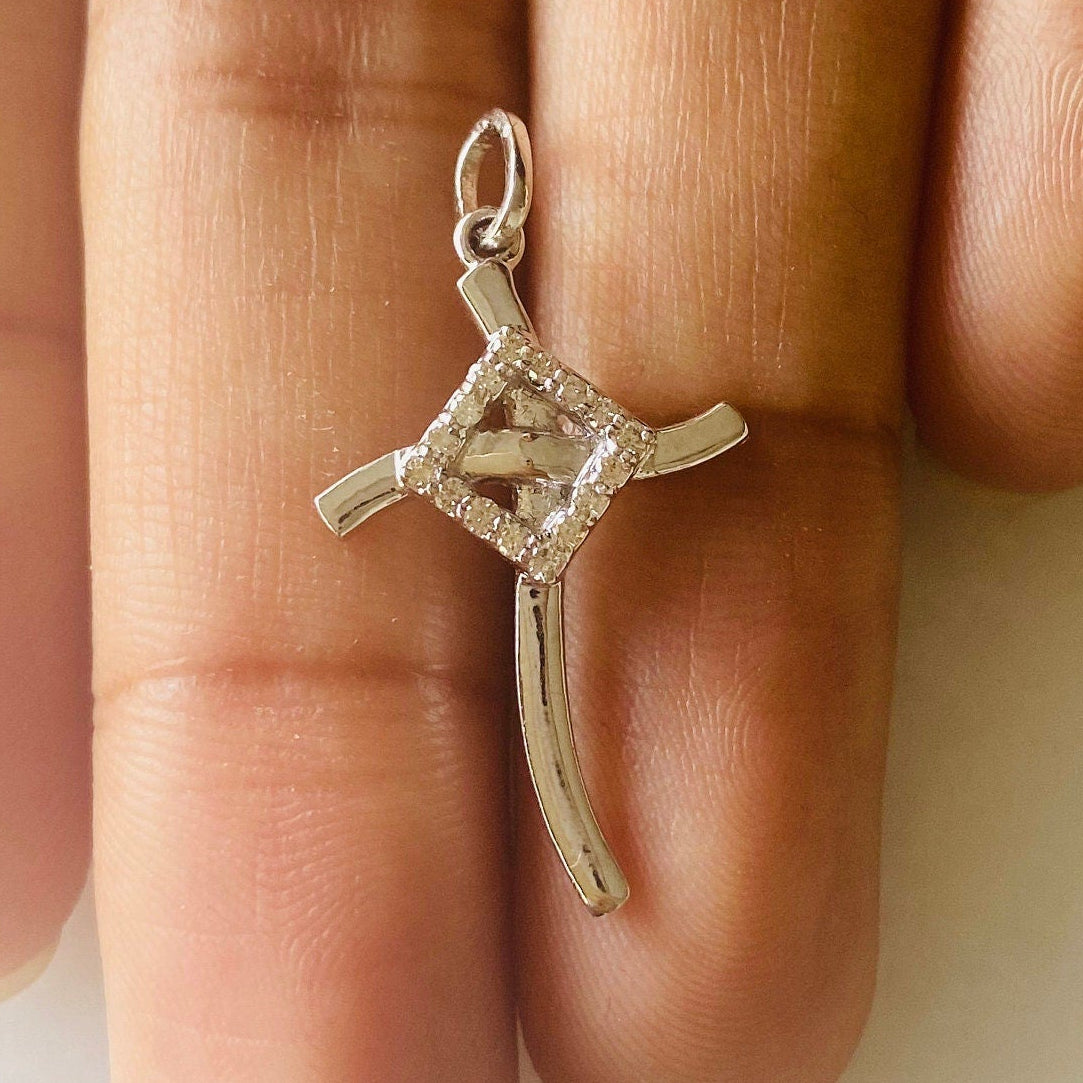 Cross Diamond Pendant