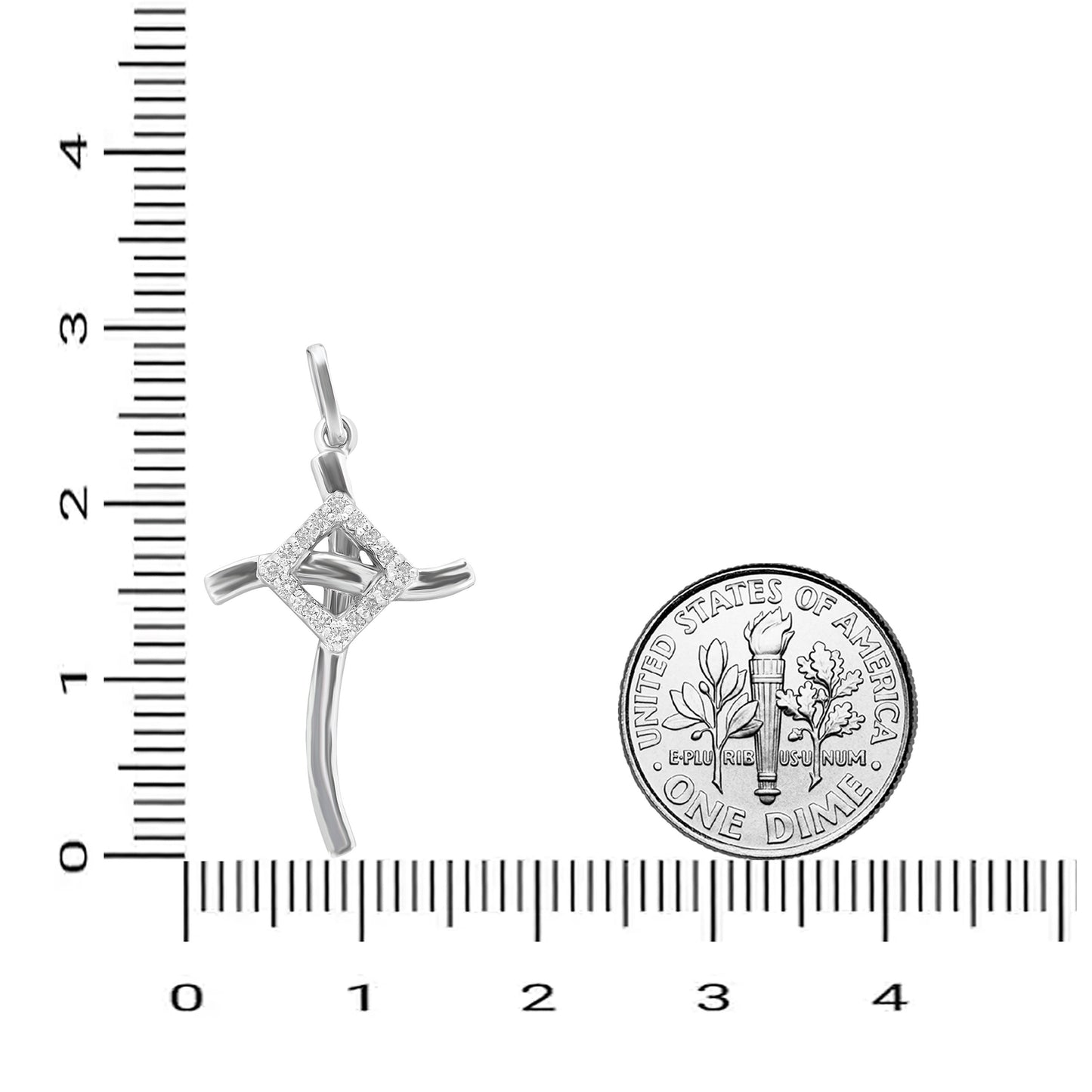 Cross Diamond Pendant